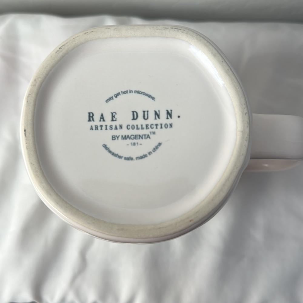 Rae Dunn BUNNY LOVE with bunny on back side mug - Picture 4 of 4